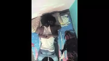 cute young tamil lover desi college girl fun with boyfriend in his home mms clip