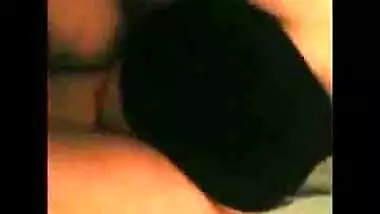 Tamil bhabhi wearing black bra after bath to cover pappaya boobs