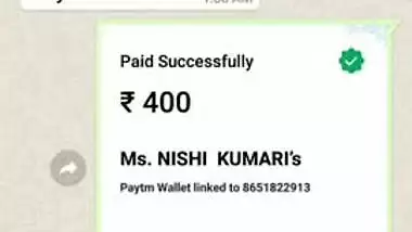 XXX video of Indian touching her own natural tits and smooth pussy