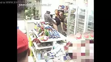 Store Owner Having Anal Sex Recorded In CCTV Camera