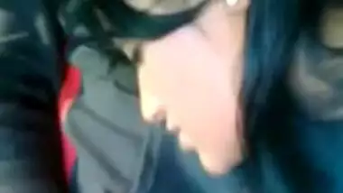 Desi Girl Handob In car 