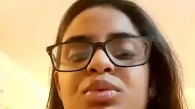 Sexy college girl showing her boobs and fingering pussy 2 video clips part 1