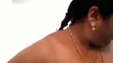 Cheerful Desi woman goes to take a shower after watching a porn movie