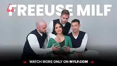 Mylf - Cock Craving Milf Strips Off Her Clothes And Rubs Her Cunt Before Fucking It With Dildo