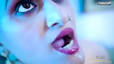 Desi Indian Big Boobs step Mom teaches her StepSon How to fuck when not at home ( Hindi Audio )