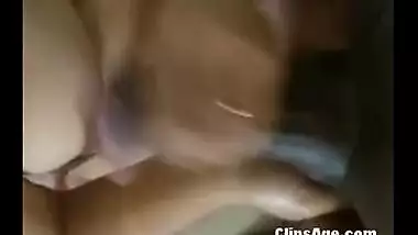 Desi guy rubbing his dick on his sexy wifes pussy making it ready for cum