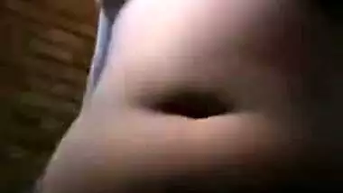 Amateur Indian slut comes to a barn and strips down on XXX camera