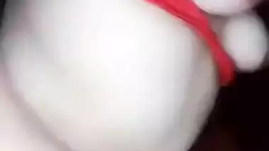 Extremely horny unsatisfied bangaldeshi girl trying to take brinjal in ass Hole