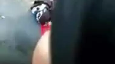 Desi village XXX nude Bhabhi giving blowjob outdoors for warm cum