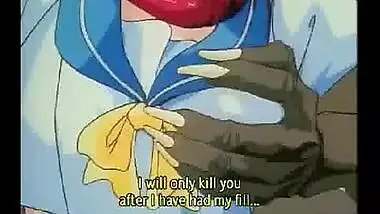 School Girl Battles With Horny Beast