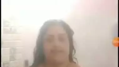 Nice Indian mom is filled with a desire to film solo XXX video