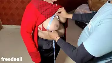 Devar who works as tailor seduced by Desi Bhabhi with big XXX tits