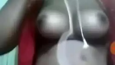 Desi Beautiful Girl Showing Her Boob on Imo video call-1