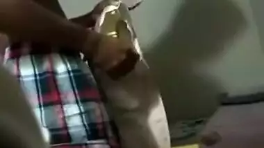 Pervert records his Tamil sex video with a police girl