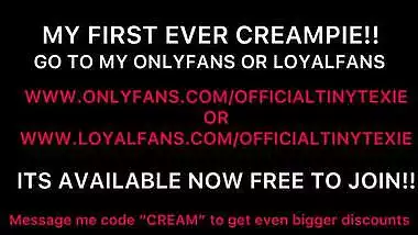 TINY TEXIE SUCKS AND GETS FUCKED WITH A BUTT PLUG IN AND THEN FILLED UP WITH A CREAMPIE