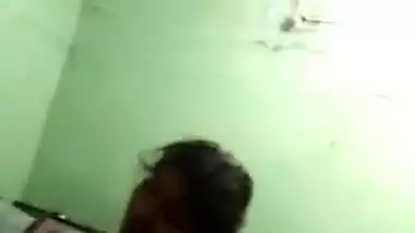 Insistent Indian man coaxes wife to flash boobs for his porn film