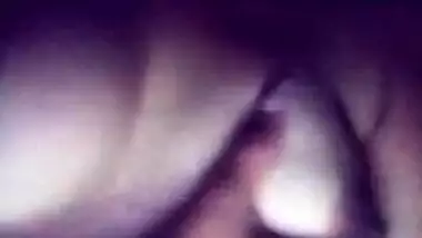 Indian aunty squeezes her own boobs like crazy in close-up video