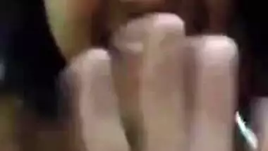 Desi gal records quick sex clip in bathroom that features her XXX tits